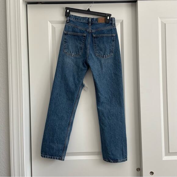 Topshop Editor Jean Medium Wash high waisted Size 24 - Picture 2 of 10